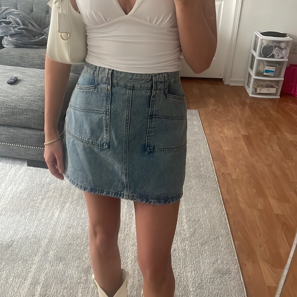 Denim skirt